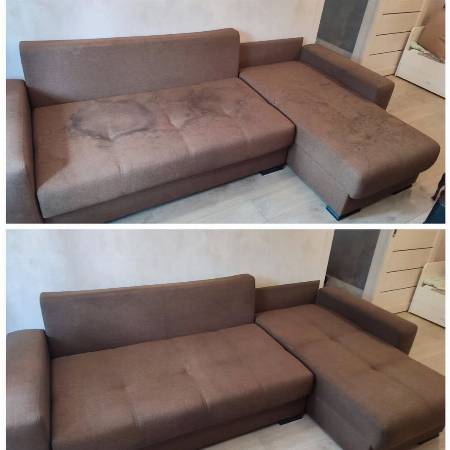 химчистка мягкой мебели результат