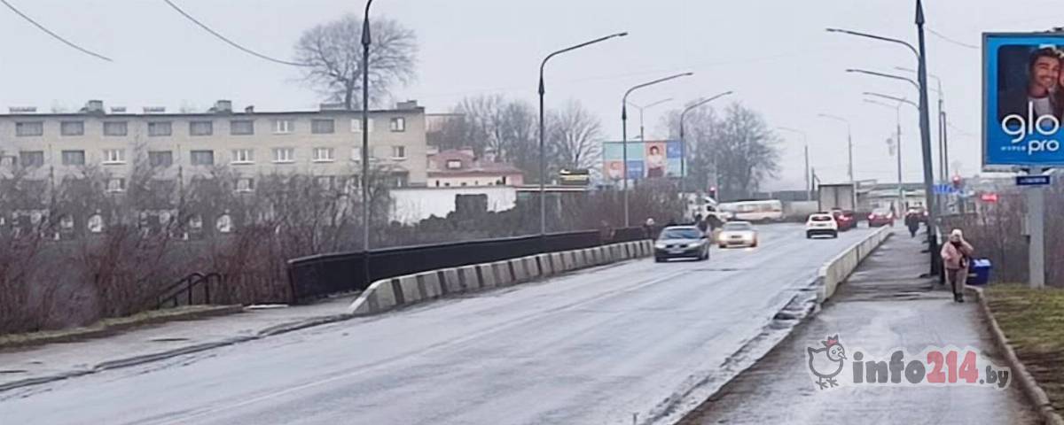 ремонт моста в Полоцке