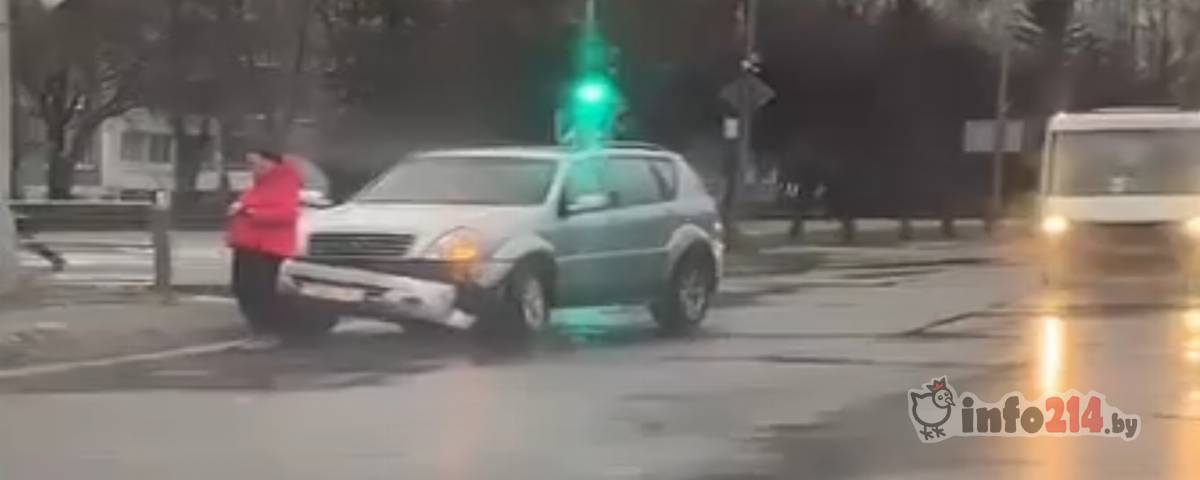 ДТП на ул Дружбы в Новополоцке