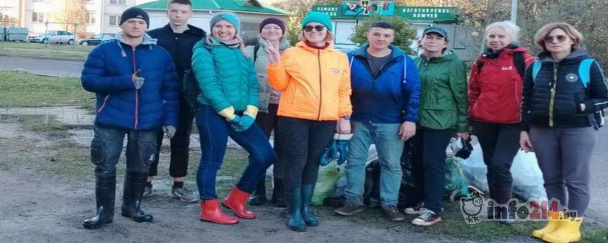 Участники флешмоба Новополоцк